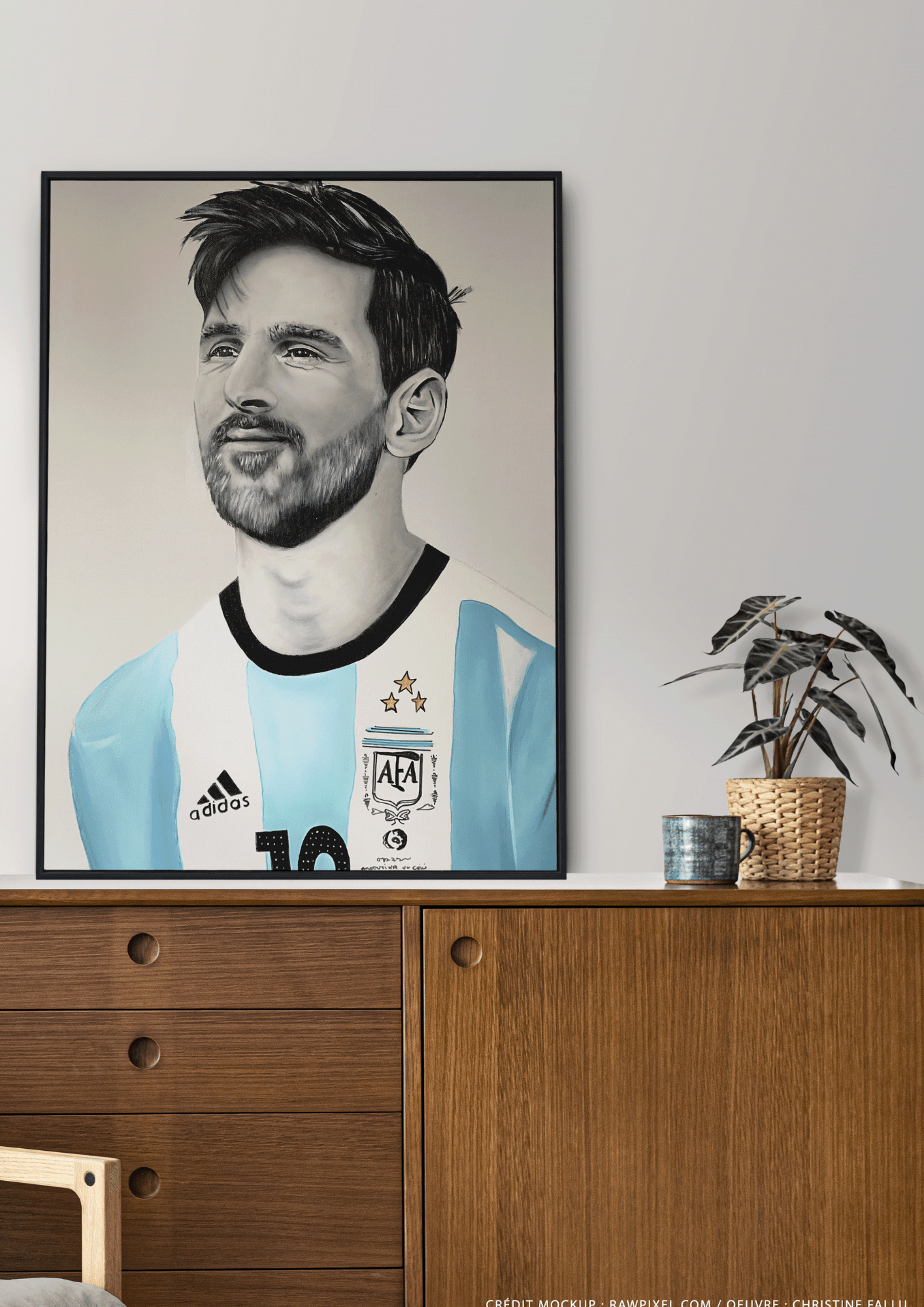 Tableau - Portrait - Lionel Messi