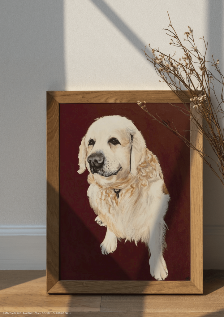 Tableau - Portrait animal de compagnie