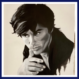 Portrait - Noir et Blanc - Alain Delon