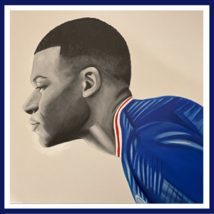 Tableau - Portrait - Killian Mbappe