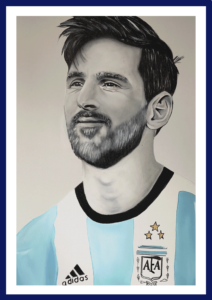 Tableau - Portrait - Lionel Messi