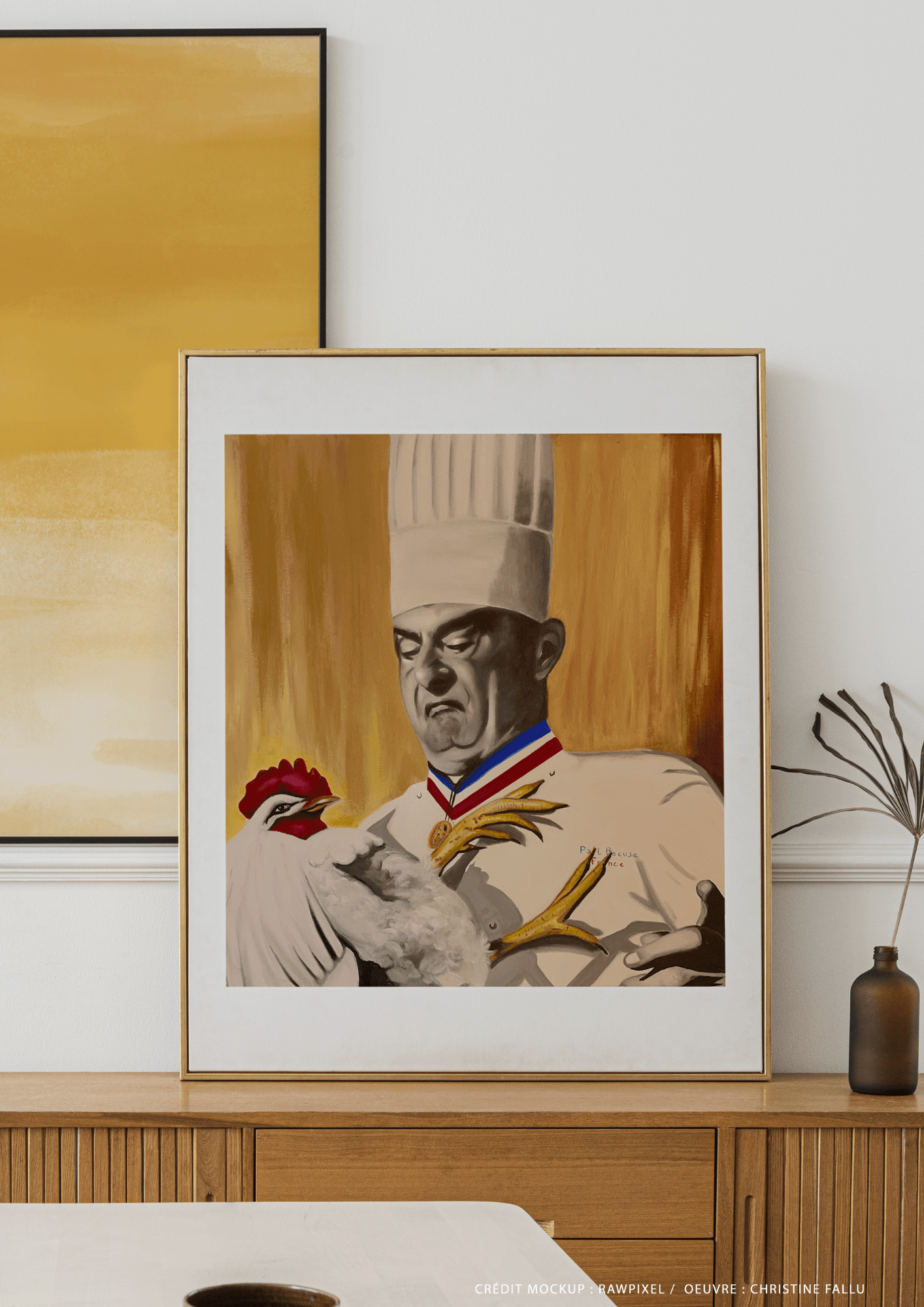 Tableau - Portrait - Paul Bocuse