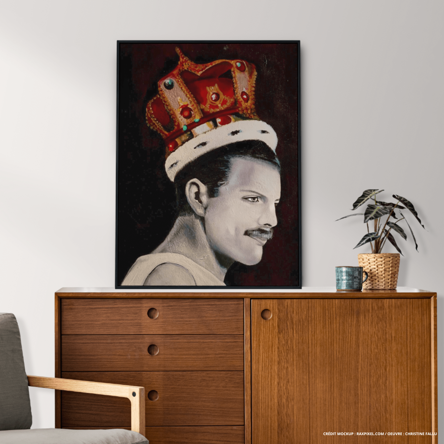 Tableau - Portrait Freddie Mercury