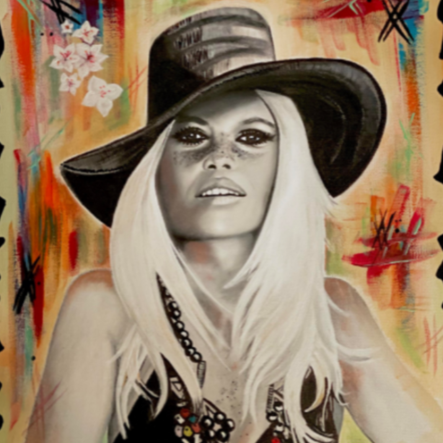 Tableau - Portrait - Brigitte Bardot