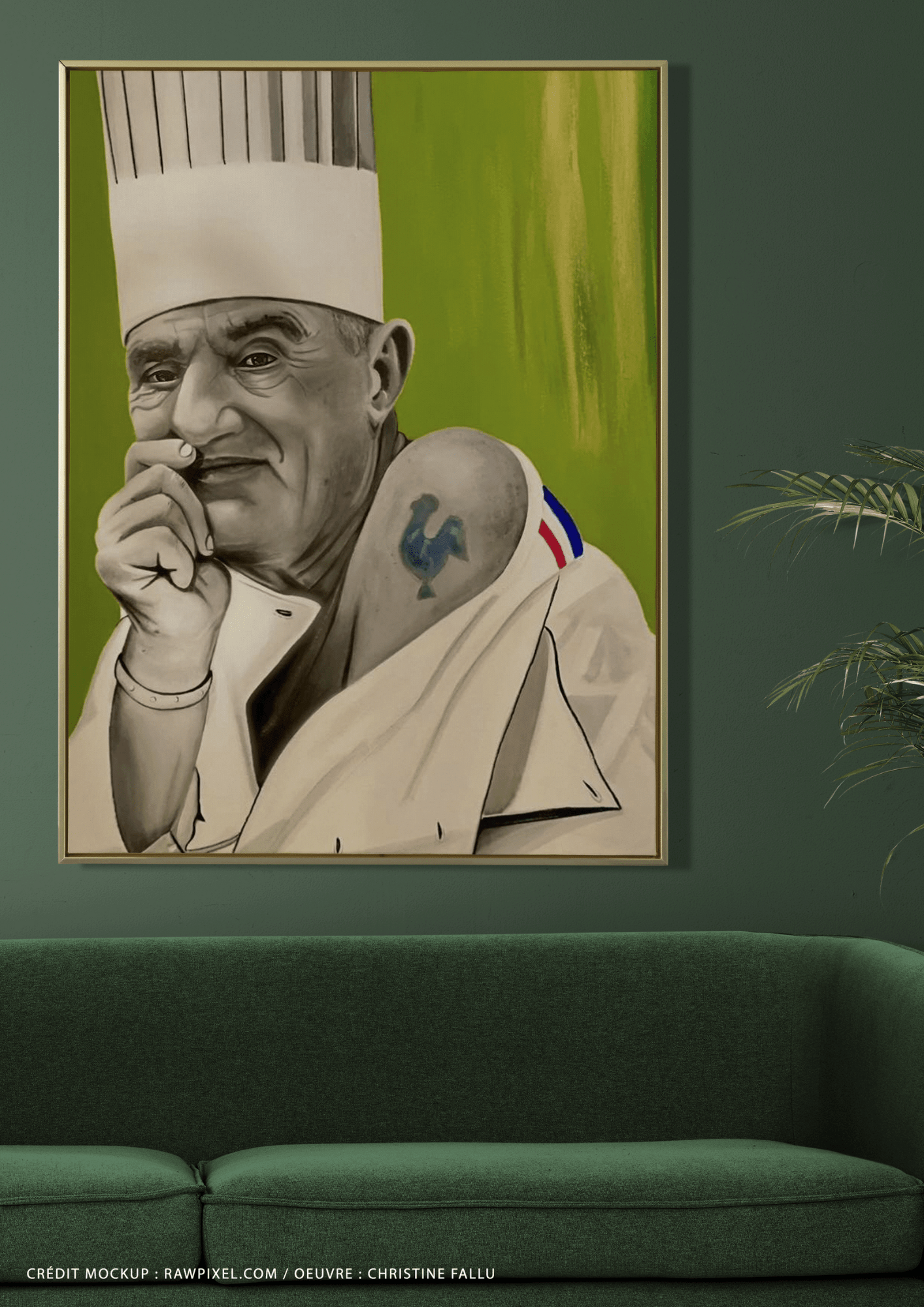 Tableau - Portrait - Paul Bocuse